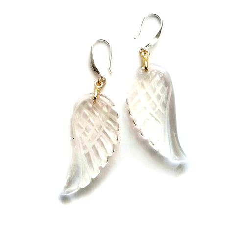 Silver Wings Earrings