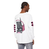 Batman Headphones Bubblegum Long Sleeve Tee