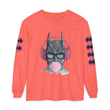 Batman Headphones Bubblegum Long Sleeve Tee