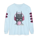 Batman Headphones Bubblegum Long Sleeve Tee
