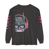 Batman Headphones Bubblegum Long Sleeve Tee