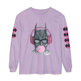Batman Headphones Bubblegum Long Sleeve Tee