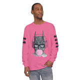 Batman Headphones Bubblegum Long Sleeve Tee