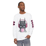 Batman Headphones Bubblegum Long Sleeve Tee