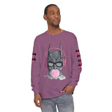 Batman Headphones Bubblegum Long Sleeve Tee