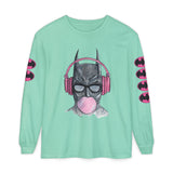 Batman Headphones Bubblegum Long Sleeve Tee