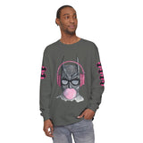 Batman Headphones Bubblegum Long Sleeve Tee