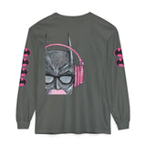 Batman Headphones Bubblegum Long Sleeve Tee