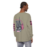 Batman Headphones Bubblegum Long Sleeve Tee