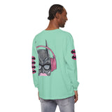 Batman Headphones Bubblegum Long Sleeve Tee