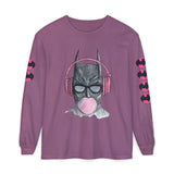 Batman Headphones Bubblegum Long Sleeve Tee