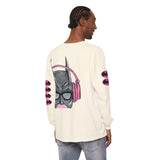 Batman Headphones Bubblegum Long Sleeve Tee