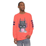 Batman Headphones Bubblegum Long Sleeve Tee