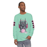 Batman Headphones Bubblegum Long Sleeve Tee