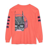 Batman Headphones Bubblegum Long Sleeve Tee