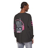 Batman Headphones Bubblegum Long Sleeve Tee