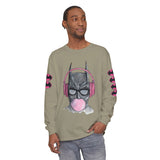 Batman Headphones Bubblegum Long Sleeve Tee