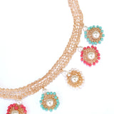 Crochet Flowers Necklace