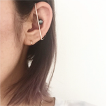 Pearl & Silver Ear Cuff